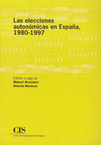 Portada Las elecciones autonómicas en España, 1980-1997