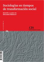 Portada Sociologías en tiempos de transformación social