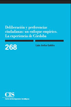 Portada Deliberación y preferencias ciudadanas: un enfoque empírico. La experiencia de Córdoba