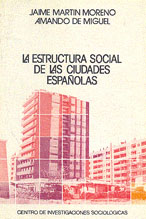 Portada La Estructura Social de las Ciudades Españolas