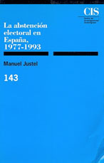 Portada La abstención electoral en España, 1977-1993