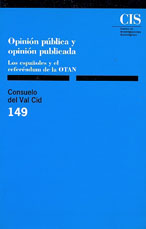 Portada Opinión pública y opinión privada. Los españoles y el referéndum de la OTAN