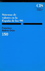 Portada Sistemas de valores en la España de los 90