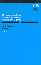 Portada Comportamiento electoral municipal español, 1979-1995