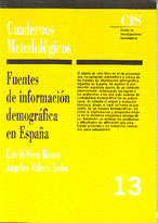 Portada Fuentes de información demográfica en España