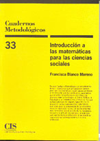 Portada Introducción a las matemáticas para las ciencias sociales