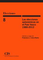 Portada Las elecciones autonómicas en el País Vasco, 1980-2012