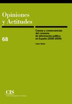 Portada Causas y consecuencias del consumo de información política en España (2000-2009)