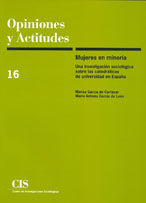 Portada Mujeres en minoría: Una investigación sociológica sobre las catedráticas de universidad en España