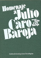 Portada Homenaje a Julio Caro Baroja 